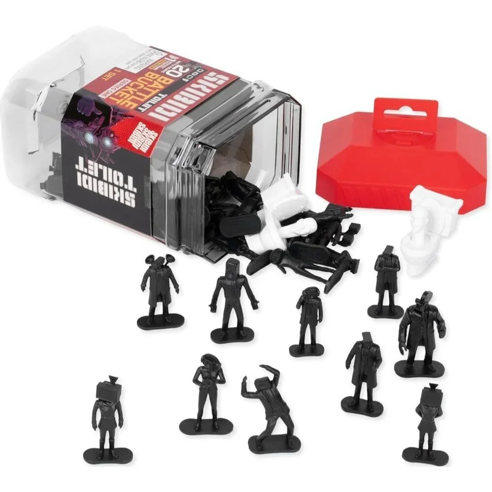 SKIBIDI Toilet Battle Bucket Collectible Figures SKIBIDI TOILETS VS THE ALLIANCE